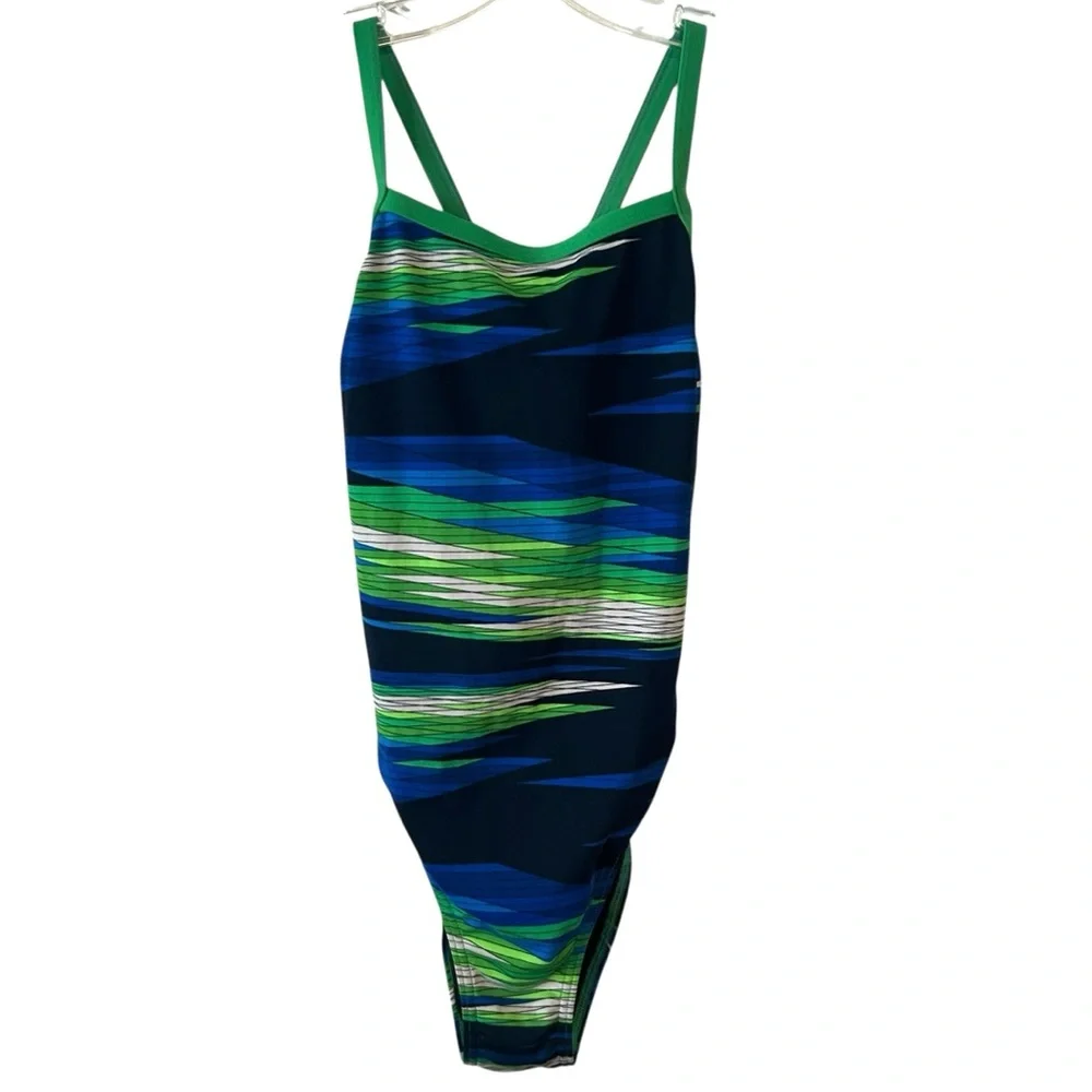 Speedo Women's Endurance+ Havoc State Flyback One‎ Piece Swimsuit in Size XXS